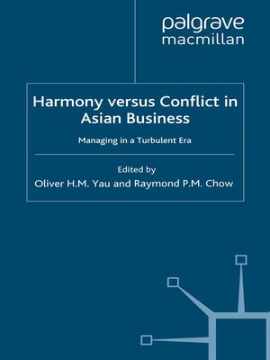 cover image of Harmony Versus Conflict in Asian Business